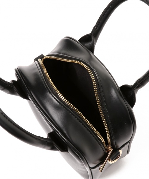 LAKOLE（ラコレ）の「スクエアボストンショルダーバッグ / LAKOLE（ショルダーバッグ・レディース・ブラック/オフホワイト・FREE）」の16枚目の写真