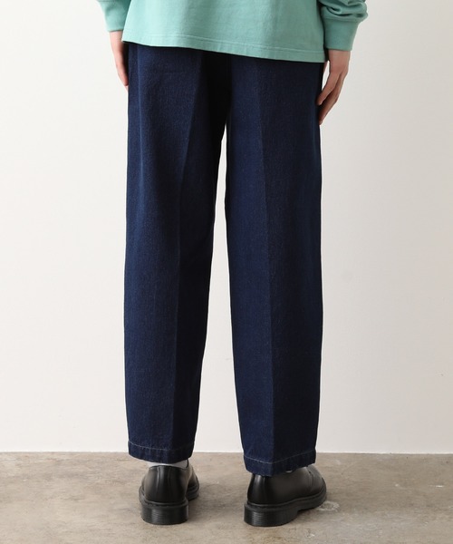 JUNRED(ジュンレッド)の「ミドルオンスデニムワイドテーパードタックパンツ(デニムパンツ・メンズ・ブルー/ネイビー・S/M/L)」の18枚目の写真