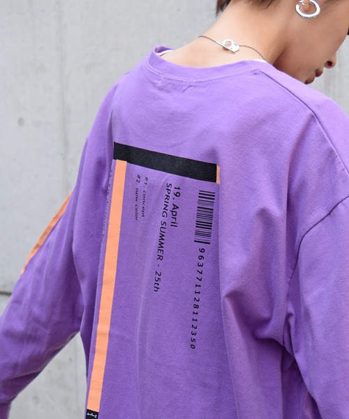 Marient（マリエント）の「AtoZ　ロンTシャツ（Tシャツ/カットソー・レディース・パープル/ホワイト/ブラック・FREE）」の22枚目の写真