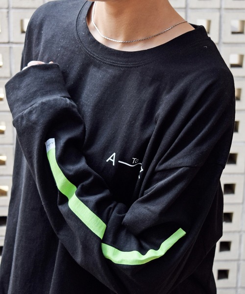 Marient（マリエント）の「AtoZ　ロンTシャツ（Tシャツ/カットソー・レディース・パープル/ホワイト/ブラック・FREE）」の21枚目の写真