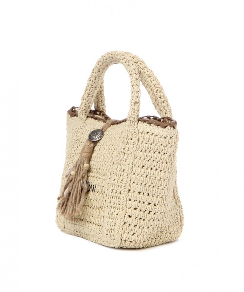 BAYFLOW（ベイフロー）の「20SSペーパータックロゴトートS（トートバッグ・レディース・ブラウン/ナチュラル・FREE）」の10枚目の写真