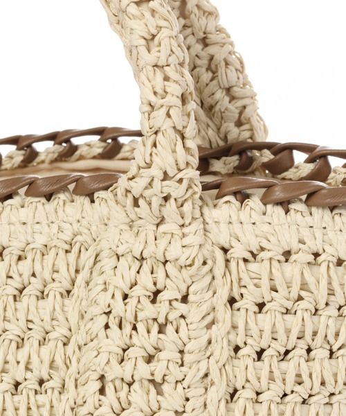 BAYFLOW（ベイフロー）の「20SSペーパータックロゴトートS（トートバッグ・レディース・ブラウン/ナチュラル・FREE）」の12枚目の写真