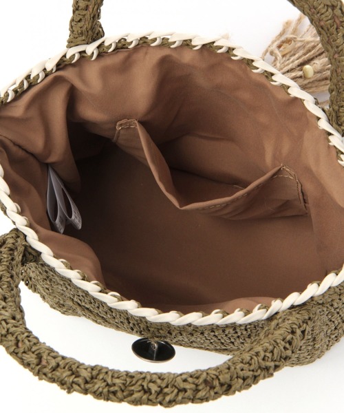 BAYFLOW（ベイフロー）の「20SSペーパータックロゴトートS（トートバッグ・レディース・ブラウン/ナチュラル・FREE）」の13枚目の写真