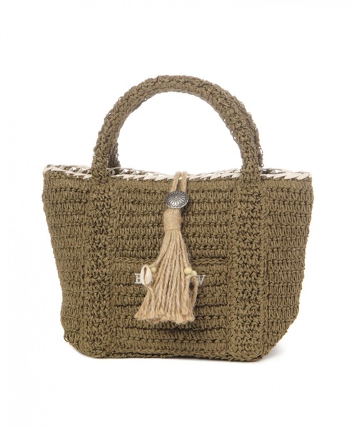 BAYFLOW（ベイフロー）の「20SSペーパータックロゴトートS（トートバッグ・レディース・ブラウン/ナチュラル・FREE）」の16枚目の写真