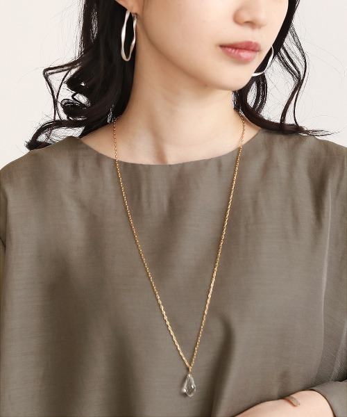 Bou Jeloud（ブージュルード）の「シアータックブラウス（シャツ/ブラウス・レディース・ネイビー/ピンク/モカ・FREE）」の22枚目の写真