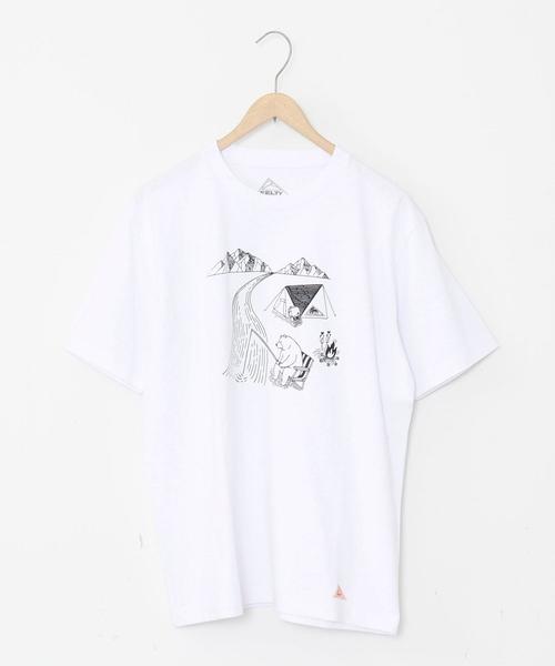 KELTY(ケルティ)の「KELTY(ケルティ)別注プリントTシャツ(Tシャツ/カットソー・メンズ・ブラック/ホワイト・LARGE/SMALL/MEDIUM/X-LARGE)」の3枚目の写真