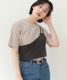 PAGEBOY | ワンショルレイヤードカットソー(Tシャツ/カットソー)