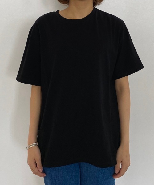 PAGEBOY（ページボーイ）の「ワンショルレイヤードカットソー（Tシャツ/カットソー・レディース・ブラック/オフホワイト/グレイッシュベージュ・FREE）」の6枚目の写真
