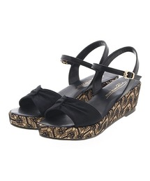 レーシーウエッジサンダル<Riche>(204-52563)JELLY BEANS Riche(ジェリービーンズ リッシェ)