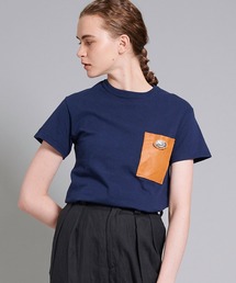 FUMIE TANAKA | 【FUMIE=TANAKA(フミエタナカ)】レザーポケットTシャツ　F20S-33(Tシャツ/カットソー)