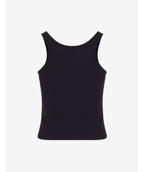 ARMANI EXCHANGE(アルマーニエクスチェンジ)の「【A|Xアルマーニ エクスチェンジ】パームツリー柄&ロゴ リブタンクトップ(タンクトップ・レディース・ネイビー/ホワイト・MEDIUM/SMALL/LARGE/X-SMALL)」の7枚目の写真