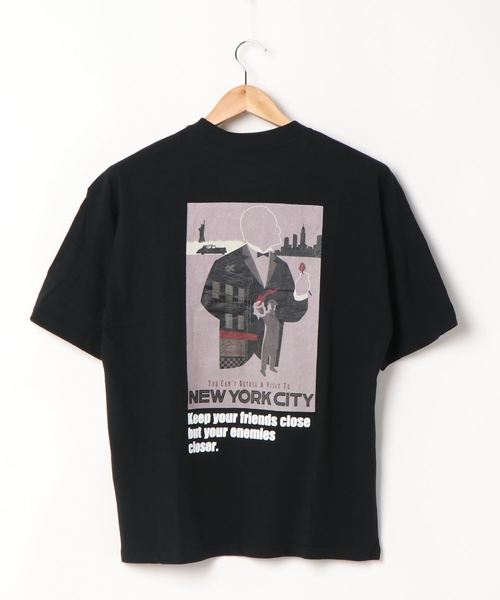 Right-on（ライトオン）の「ムービーＴシャツ（Tシャツ/カットソー・メンズ・ブラック/オフホワイト/ホワイト×ホワイト/ベージュ/サックスブルー/ホワイト・L/M/XL）」の12枚目の写真