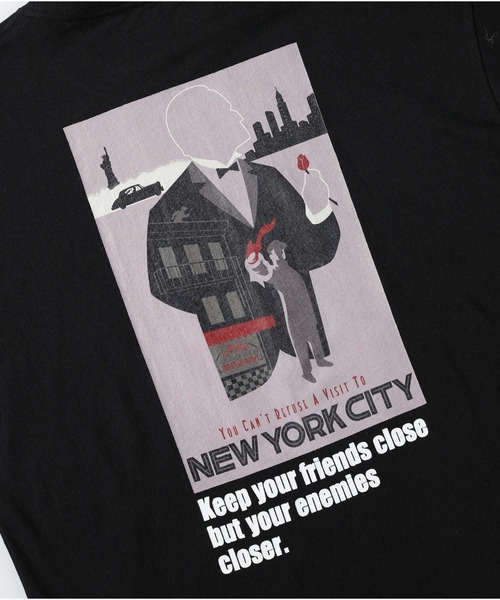 Right-on（ライトオン）の「ムービーＴシャツ（Tシャツ/カットソー・メンズ・ブラック/オフホワイト/ホワイト×ホワイト/ベージュ/サックスブルー/ホワイト・L/M/XL）」の16枚目の写真