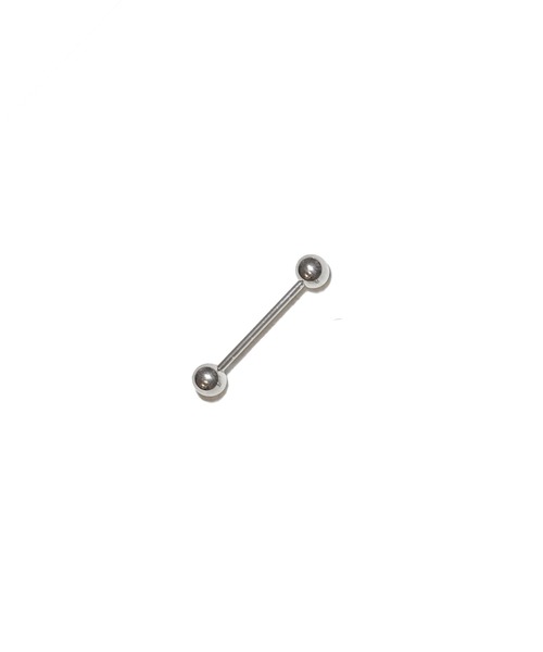 MORPH(モルフ)の「MORPH モルフ バーベルボディーピアス 16ゲージ 6mm~18mm(ピアス(片耳用)・メンズ・シルバー・8/14/12/16/18/10/6)」の4枚目の写真