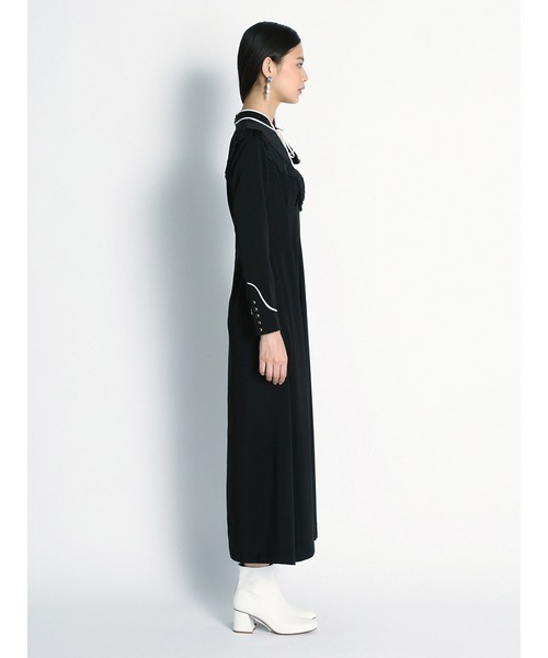 LILY BROWN（リリーブラウン）の「ウエスタンシャツロングワンピ  