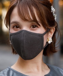 PourVous(プールヴー)の【2枚入】 リブマスク 洗える立体マスク 秋冬・防寒/紫外線対策にも対応ファッションマスク(マスク)