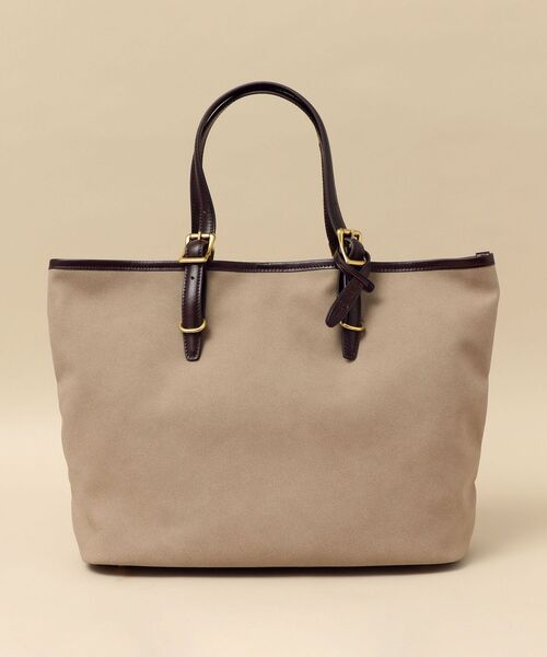 SHIPS（シップス）の「SHIPS: フェイクスエード×レザー ポーチ付き トートバッグ（トートバッグ・メンズ・ブラック/カーキ/ネイビー・ONE SIZE）」の2枚目の写真