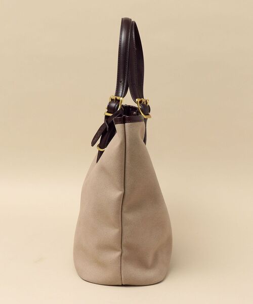 SHIPS（シップス）の「SHIPS: フェイクスエード×レザー ポーチ付き トートバッグ（トートバッグ・メンズ・ブラック/カーキ/ネイビー・ONE SIZE）」の13枚目の写真