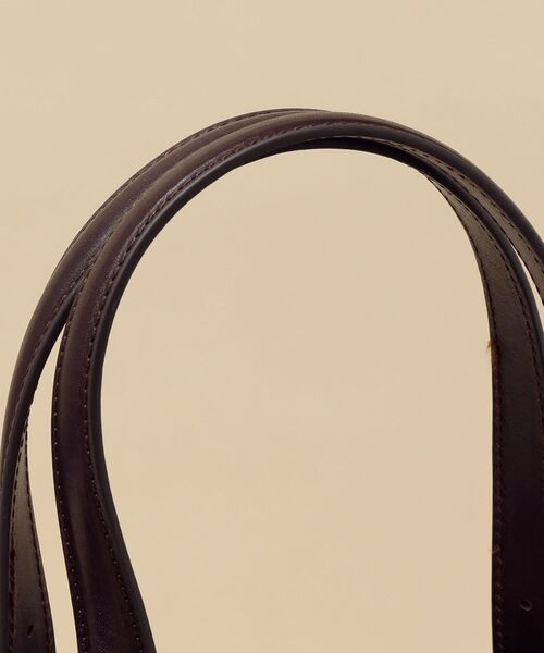 SHIPS（シップス）の「SHIPS: フェイクスエード×レザー ポーチ付き トートバッグ（トートバッグ・メンズ・ブラック/カーキ/ネイビー・ONE SIZE）」の15枚目の写真