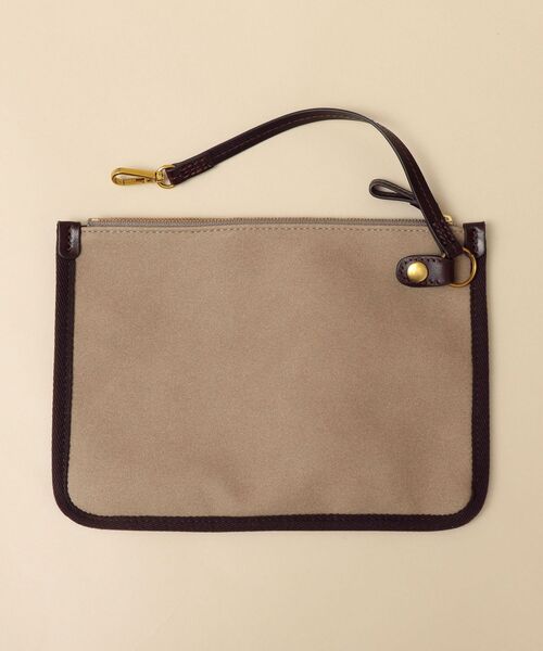 SHIPS（シップス）の「SHIPS: フェイクスエード×レザー ポーチ付き トートバッグ（トートバッグ・メンズ・ブラック/カーキ/ネイビー・ONE SIZE）」の17枚目の写真