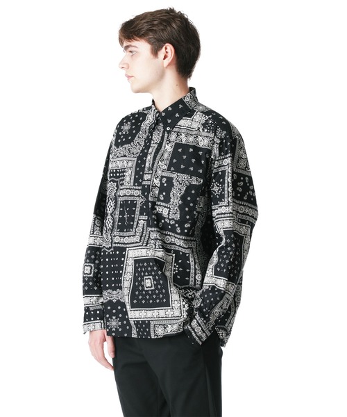 SOPHNET ツイード　シャツ　ソフ　ソフネット SOPHNET. - SOPHNET.ソフネット 2019AW STANDARD BIG B.D SHIRT