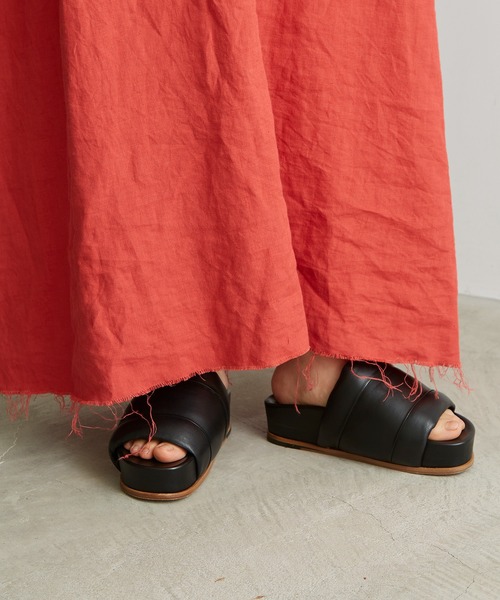 nitca（ニトカ）の「プレーンファブリックVネックワンピース（ワンピース・レディース・レッド/キナリ/ブラック・FREE）」の18枚目の写真