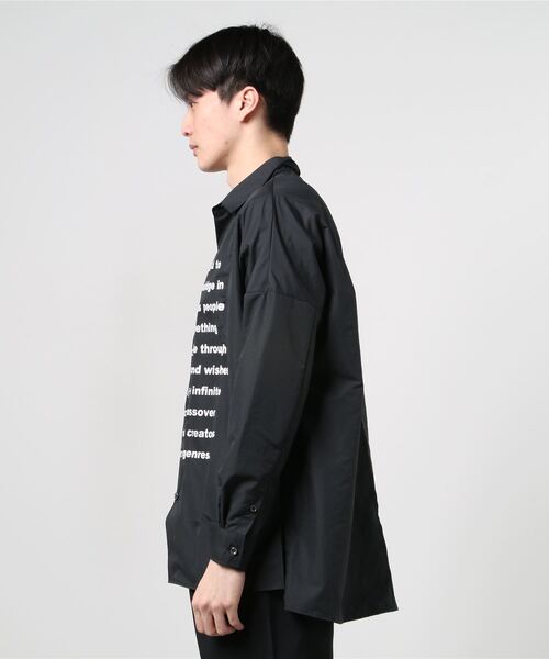 OURET（オーレット）の「撥水フルダルタイプライター ボックスドルマンシャツ（シャツ/ブラウス・メンズ・イエロー/ブルーグリーン/グレー系その他/ブラック・2/1/3）」の7枚目の写真