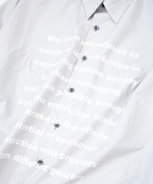 OURET（オーレット）の「撥水フルダルタイプライター ボックスドルマンシャツ（シャツ/ブラウス・メンズ・イエロー/ブルーグリーン/グレー系その他/ブラック・2/1/3）」の16枚目の写真