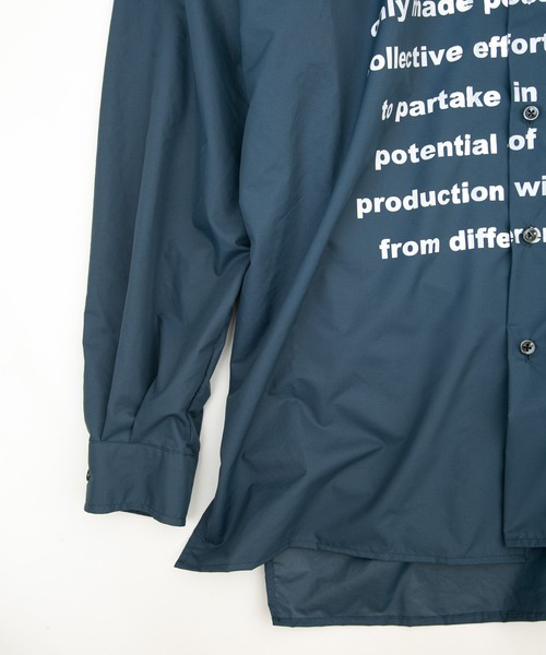 OURET（オーレット）の「撥水フルダルタイプライター ボックスドルマンシャツ（シャツ/ブラウス・メンズ・イエロー/ブルーグリーン/グレー系その他/ブラック・2/1/3）」の6枚目の写真