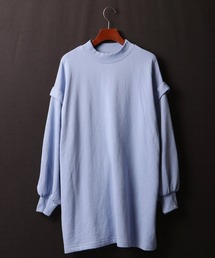 【nougatine】裏微起毛デザインプルオーバー ビッグスウェット