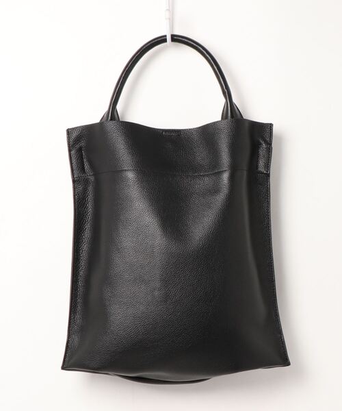 Beau're（ヴュレ）の「BEAURE ヴュレ カウレザー ワンハンドル トート (816600)（トートバッグ・レディース・ブラック/グリーン/シルバー・FREE）」の2枚目の写真