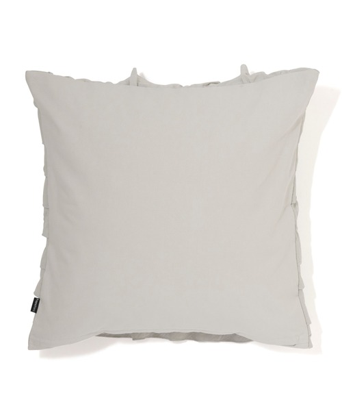 セール】フリル クッションカバー 450×450 グレー （C-003