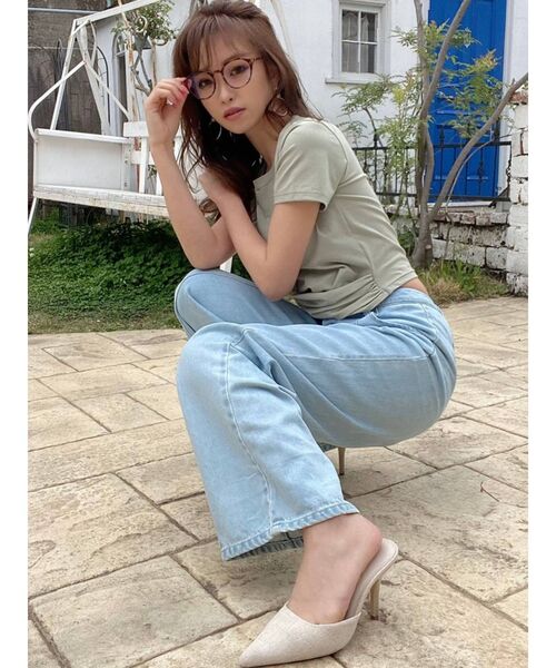 RESEXXY(リゼクシー)の「【IS】リネンライクミュール(パンプス・レディース・ブラック/ベージュ・LARGE/SMALL/MEDIUM)」の3枚目の写真