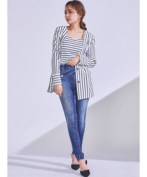 RESEXXY(リゼクシー)の「【IS】リネンライクミュール(パンプス・レディース・ブラック/ベージュ・LARGE/SMALL/MEDIUM)」の11枚目の写真