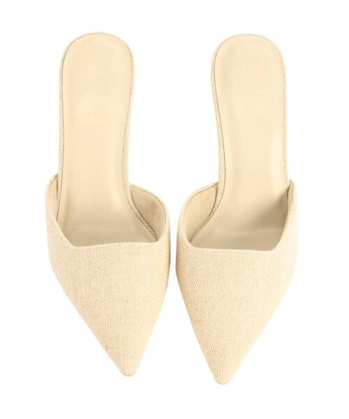 RESEXXY(リゼクシー)の「【IS】リネンライクミュール(パンプス・レディース・ブラック/ベージュ・LARGE/SMALL/MEDIUM)」の15枚目の写真