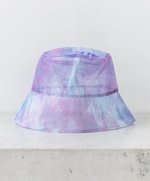 RASVOA（ラスボア）の「シアーパターンバケットハット（ハット・レディース・グリーン/ブラック系その他/ホワイト系その他/ブルー/ブラック・FREE）」の5枚目の写真
