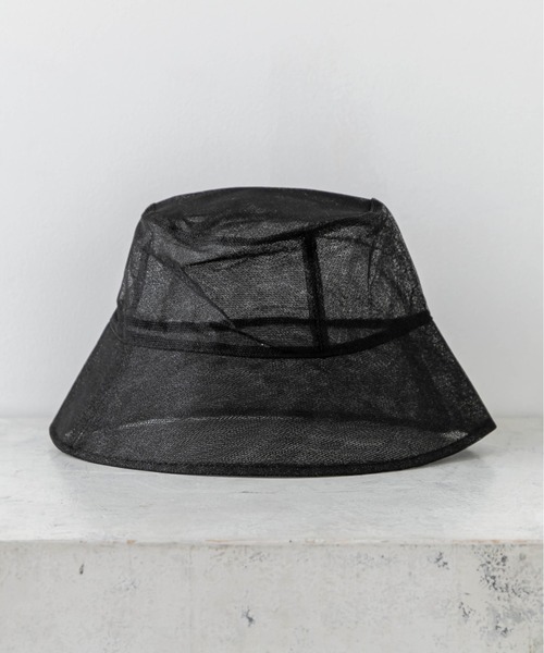 RASVOA（ラスボア）の「シアーパターンバケットハット（ハット・レディース・グリーン/ブラック系その他/ホワイト系その他/ブルー/ブラック・FREE）」の2枚目の写真