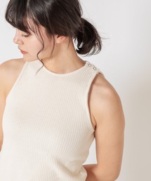 アールジュビリー R JUBILEE レディース Rib Camisole リブキャミソール RJ19039040 R JUBILEE（アールジュビリー）の「R JUBILEE Rib Camisole