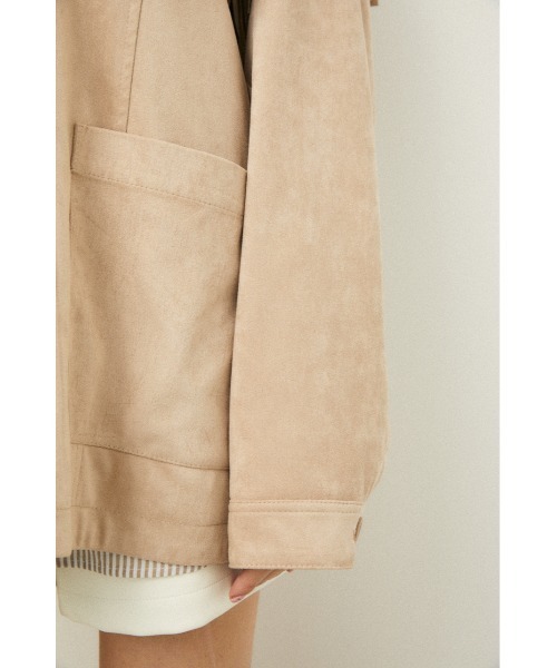 LAGUA GEM(ラグアジェム)の「WESTERN FRINGE JK(ミリタリージャケット・レディース・ライトベージュ/ライトブルー・FREE)」の16枚目の写真