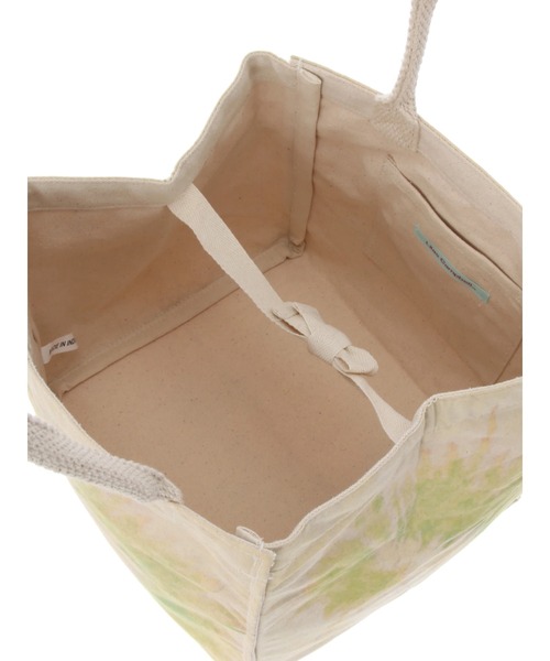 Lilas Campbell（リラキャンベル）の「・リラキャンベル　タイダイptトート＊（トートバッグ・レディース・イエロー/ブルー・FREE）」の4枚目の写真