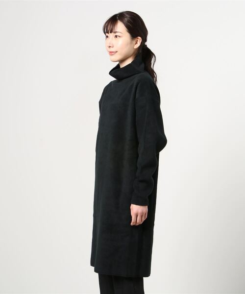 ALWEL（オルウエル）の「ALWEL / フリースワンピース（ワンピース・レディース・ブラック/オフホワイト・FREE）」の6枚目の写真