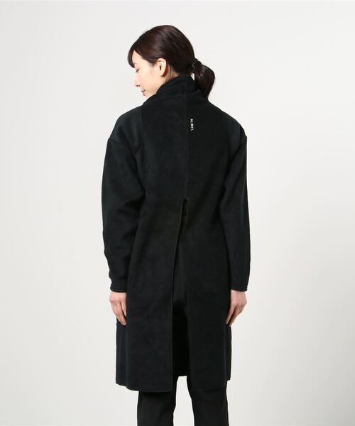 ALWEL（オルウエル）の「ALWEL / フリースワンピース（ワンピース・レディース・ブラック/オフホワイト・FREE）」の4枚目の写真