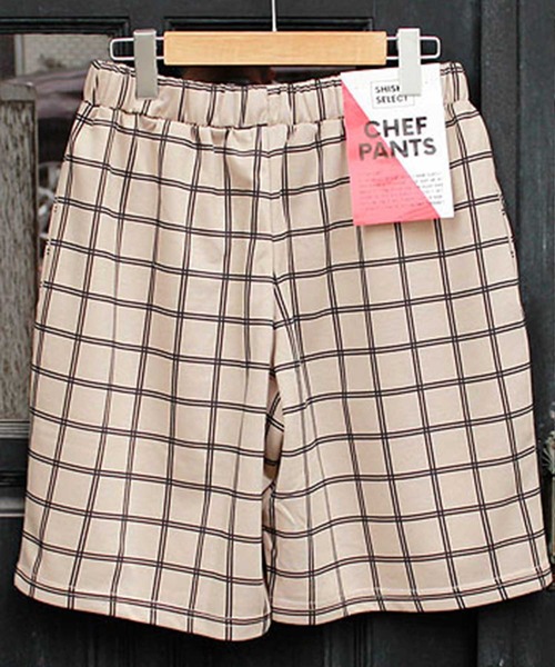 SHISKY(シスキー)の「シェフパンツ ショートパンツ(その他パンツ・メンズ・ベージュ系/グリーン系/ネイビー系/グレー系/ベージュ系1/ブラウン系/ホワイト系/カーキ系/ブラック系/ブラウン系1・M/XL/L)」の7枚目の写真