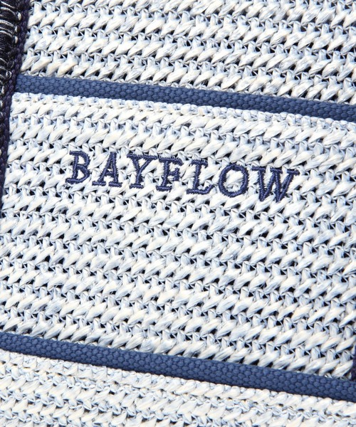 BAYFLOW(ベイフロー)の「21SSビーズテープロゴトートS(トートバッグ・レディース・ライトブルー/ナチュラル・FREE)」の8枚目の写真