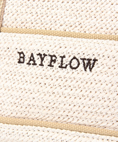 BAYFLOW(ベイフロー)の「21SSビーズテープロゴトートS(トートバッグ・レディース・ライトブルー/ナチュラル・FREE)」の12枚目の写真