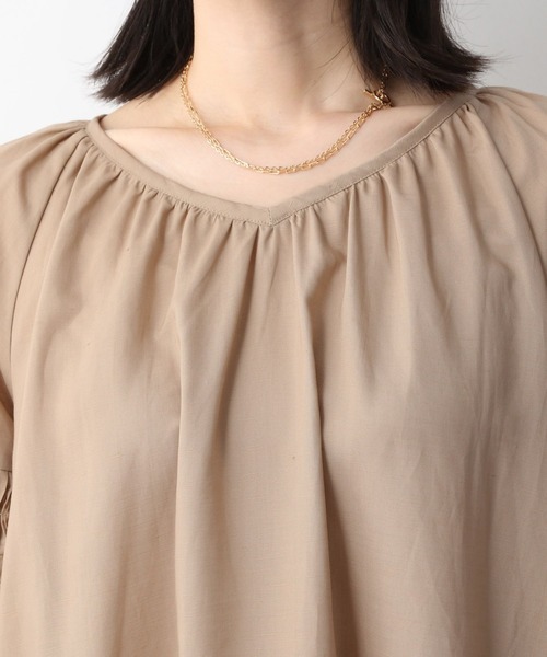 A part by(アパートバイ)の「【田中亜希子さんコラボ】ベスト2セットワンピース 947044(ワンピース・レディース・オフホワイト/ライトベージュ・SMALL/MEDIUM)」の7枚目の写真