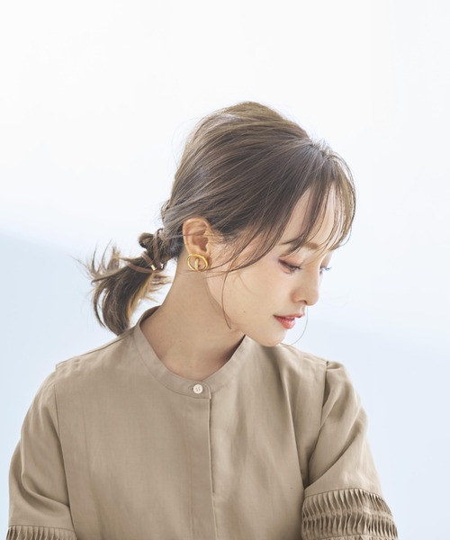 A part by(アパートバイ)の「【田中亜希子さんコラボ】ベスト2セットワンピース 947044(ワンピース・レディース・オフホワイト/ライトベージュ・SMALL/MEDIUM)」の19枚目の写真