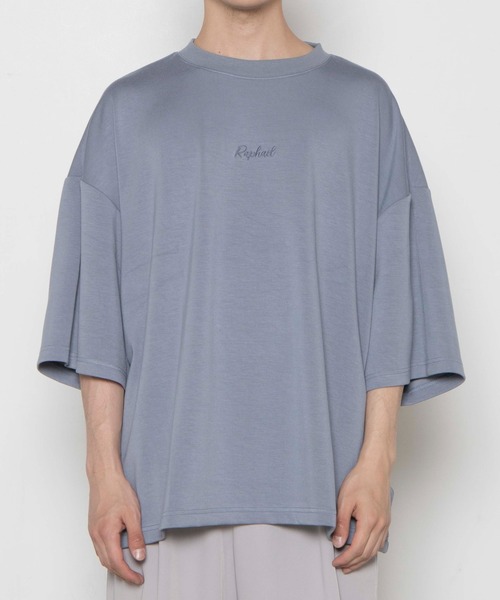 WEGO（ウィゴー）の「WEGO/ART COLLECTIONバルーン七分袖Tシャツ（Tシャツ/カットソー・メンズ・ホワイト/ベージュ/サックスブルー/ホワイト系その他/ライトパープル/スミクロ・MEDIUM/LARGE）」の21枚目の写真