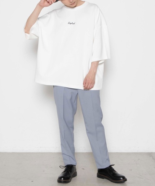 WEGO（ウィゴー）の「WEGO/ART COLLECTIONバルーン七分袖Tシャツ（Tシャツ/カットソー・メンズ・ホワイト/ベージュ/サックスブルー/ホワイト系その他/ライトパープル/スミクロ・MEDIUM/LARGE）」の18枚目の写真