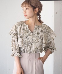 2021SS ラッフルブラウスチュニック